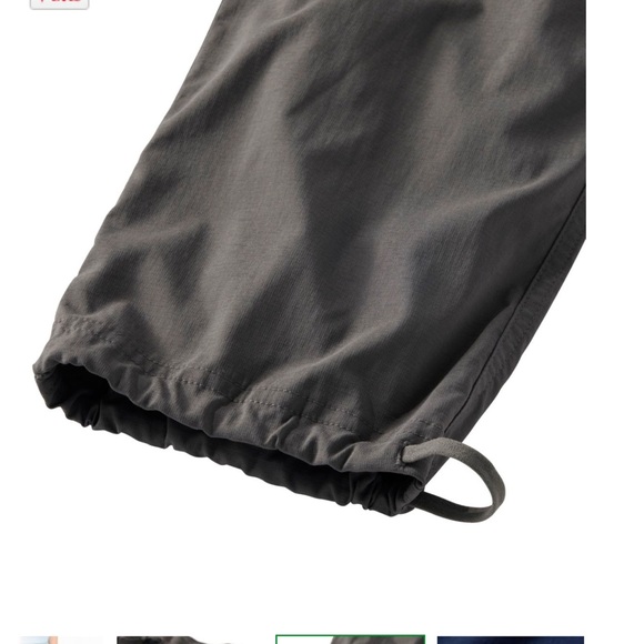 L.L.Bean women’s vista camp pants, navy, straight leg M - Picture 5 of 11